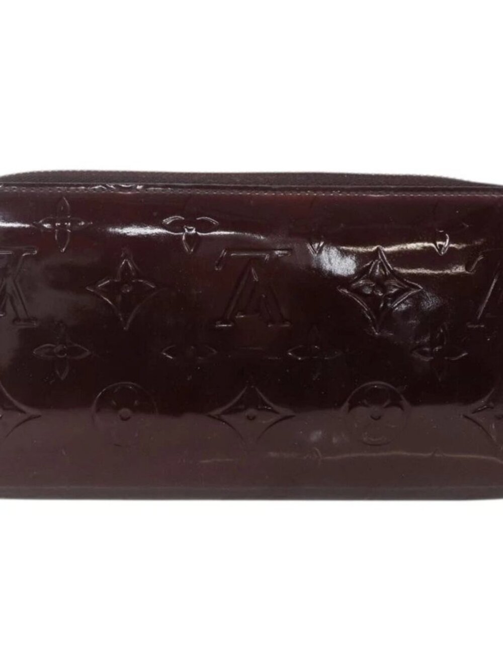 LOUIS VUITTON Monogram Vernis Zippy Long Wallet Amarante M93522 LV Auth 169544 - Picture 3 of 15